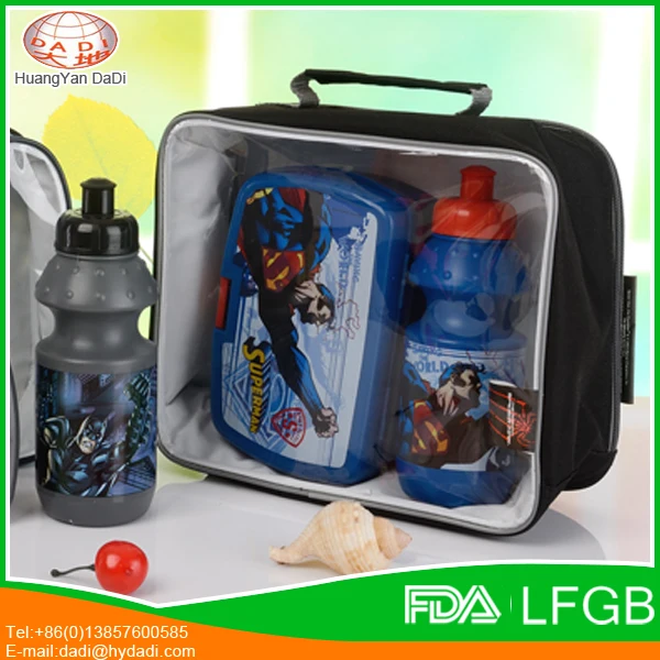 school bag with lunch bag