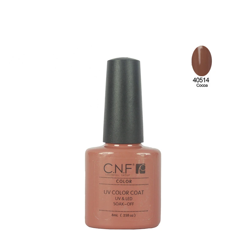 Color 40514 CNF 7 3ml 79colors 1pcs lot 2015 Professional LED UV Nail Gel Polish UV