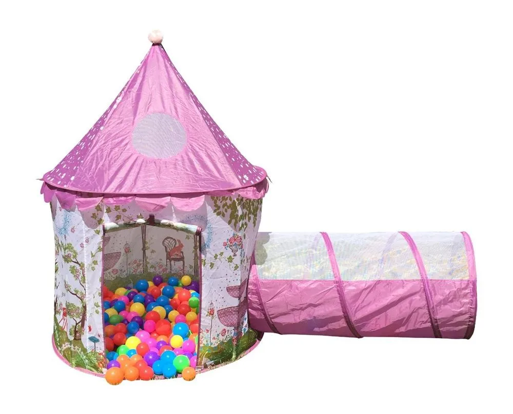 princess tent with tunnel