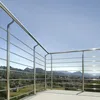 Aluminum fishing rod tubes rod iron post glass clamps for balcony