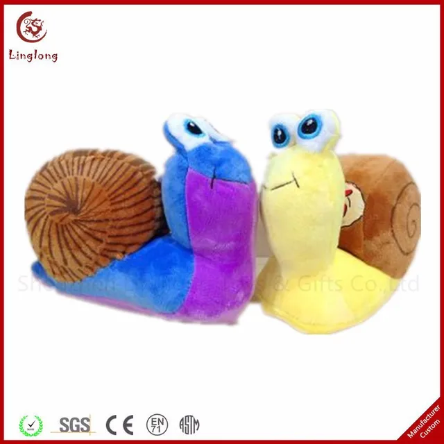 plush snail toy for memorial day cute stuffed cartoon insect