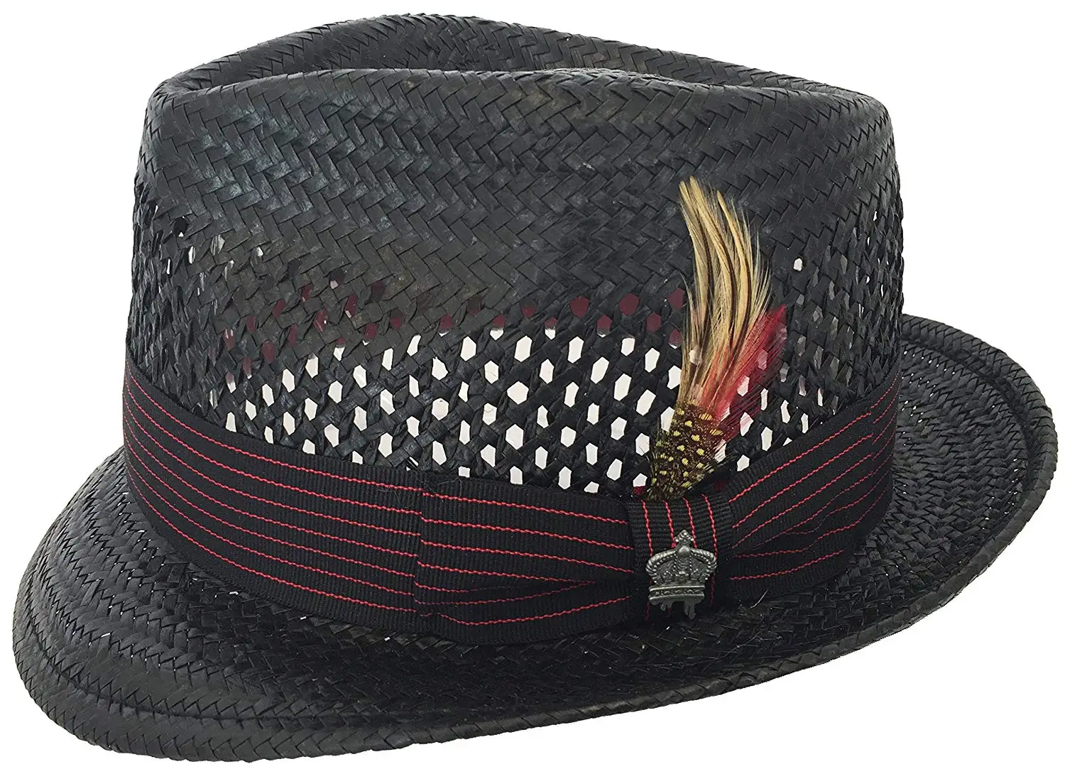 Christys CrownMassenet Straw Pork Pie Hat Raffia Cotton Weave Summer Fedora