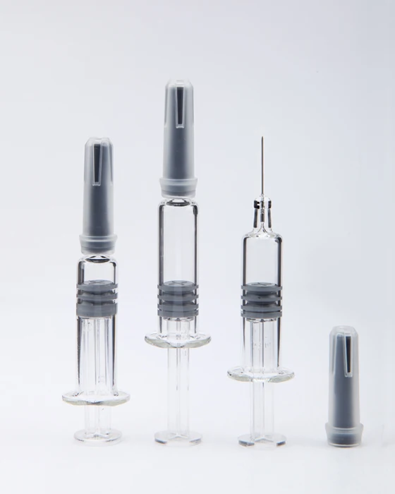 1ml,1.5ml,2.25ml,3ml,5ml Prefillable Glass Syringe - Buy Glass Syringe ...