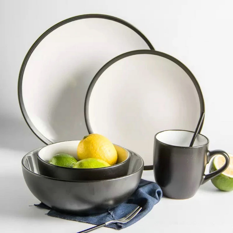 Custom Made Tableware Home Goods Western Cheap Crockery Porcelain