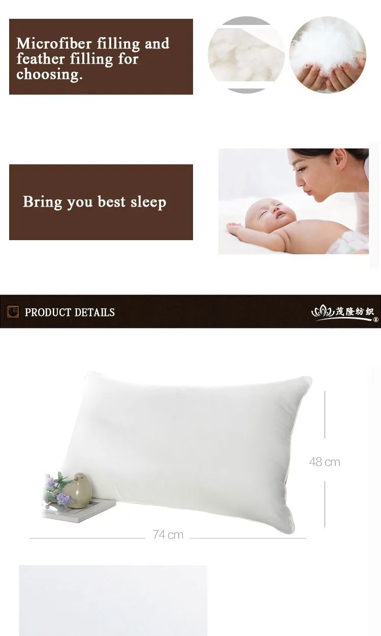 Packed Vacuum Pillow / Shaggy Warm Microfiber Double Stitch Decorative