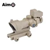 Aim-O acog scope 4x32 Red/Green Reticle + Mini Red Dot hunting scopes riflescope hunting equipment