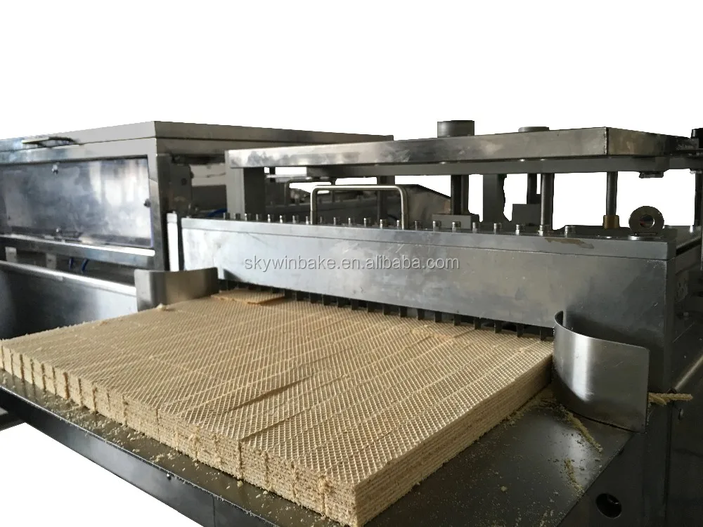 Cream Wafer Biscuit Maker Automatic Wafer Machine Bakery Snack Food