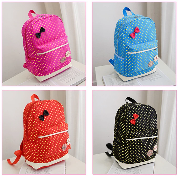 Cute Middle School Backpacks For Girls 3 Pcs Per Set With Hand Bag And
