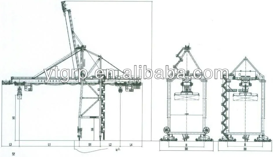 41.5t Ship to Shore Container Gantry Crane