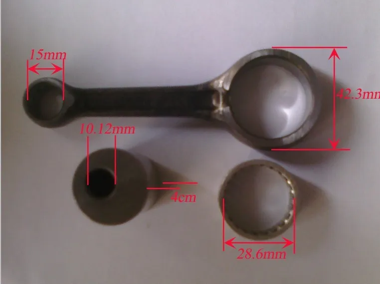 Steel aluminum bajaj pulsar connecting rod motorcycle connecting rod