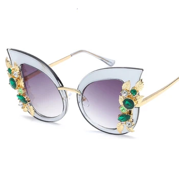 flower cat eye sunglasses