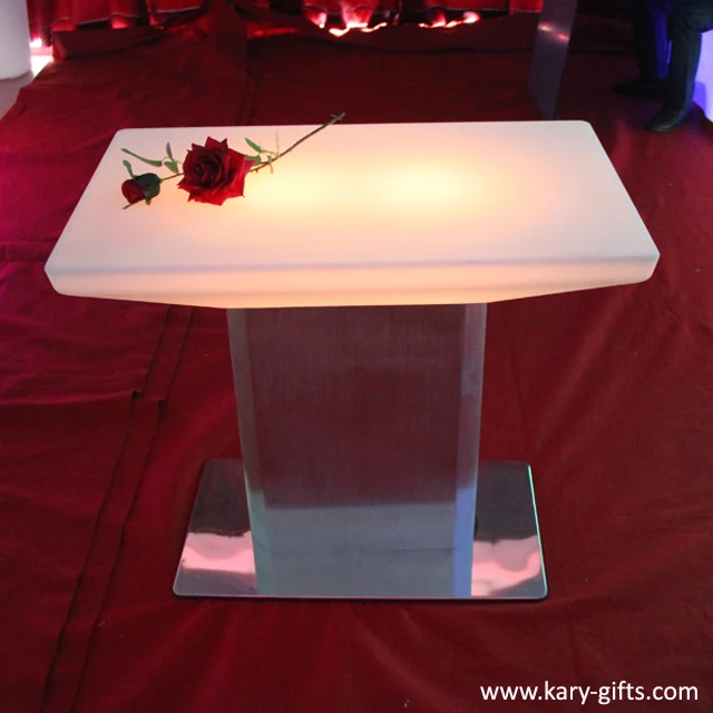 Modern Led Dining Table For Restaurant Led Furniture Led Tables Buy