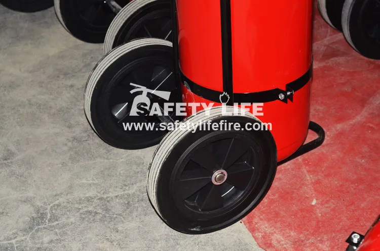 35kg wheeled abc dry powder fire extinguisher/EXTINTOR PQS 25 KILOS/25kg dcp trolley fire extinguisher