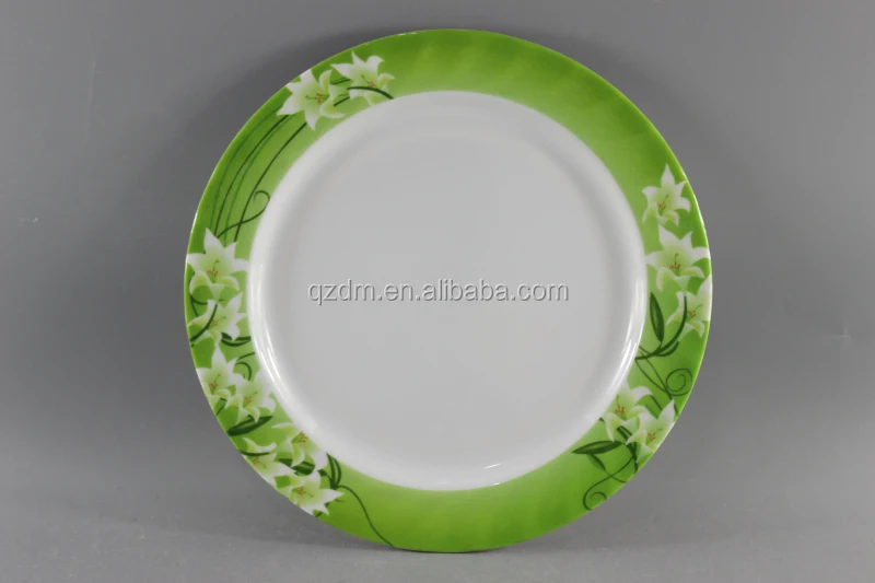 9inch Melamine Wave Suop Plate Plastic Deep Serving Plate