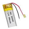 GEB 602040 3.7v 400mah polymer battery for torch light punch cell