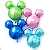 large 25inch Mickey Minnie Head Foil Balloon for Birthday Party Decoration Baby Shower Supplies Inflatable Cartoon Mitch Ballon