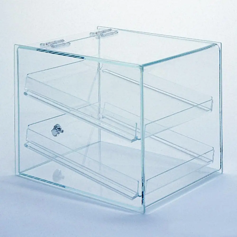 Clear Acrylic Bakery Display Case Bread Display Rack,Bread Bin Box