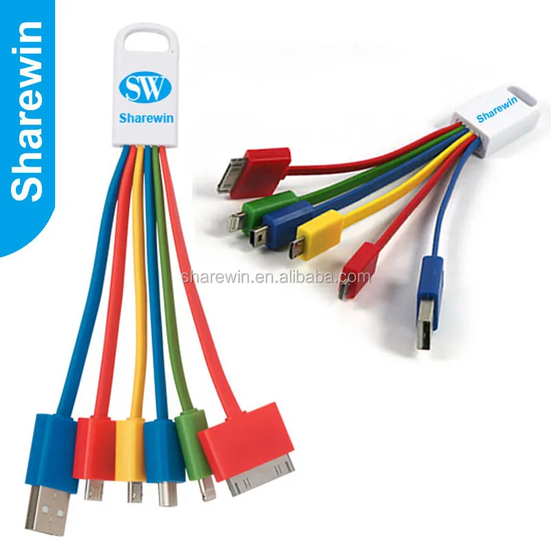 5 in 1 multi charging cable