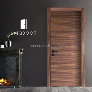 Wholesale Walnut Veneer Solid Core Interior Flush Wood Doors Buy Wooden Door Flush Wood Doors Walnut Veneer Door Product On Alibaba Com