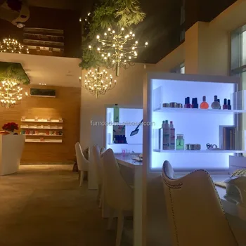 Nail Beauty Salon Design White Wooden Manicure Table And Nail Beauty Salon Design White Wooden Manicure Table And Reception Desk