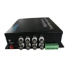 high performance 8ch BNC to Fiber Optic Converter with 1ch reverse data