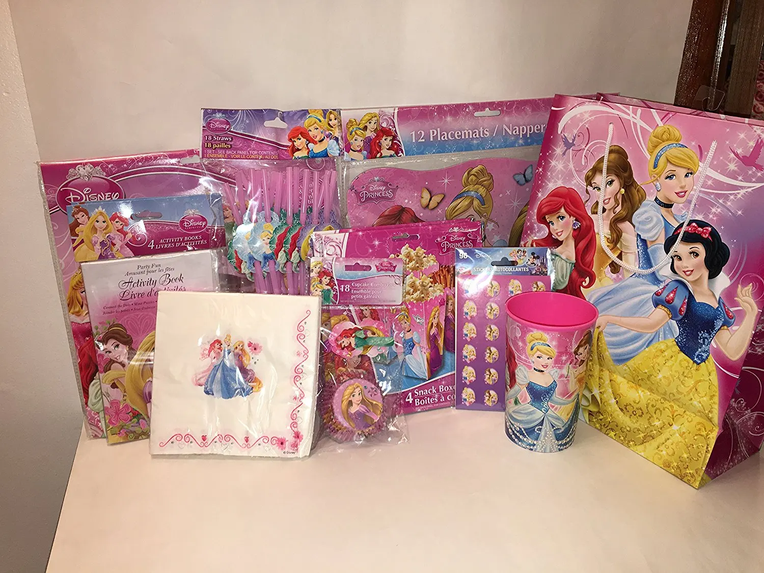 Disney Princess Birthday Party Supplies Bundle