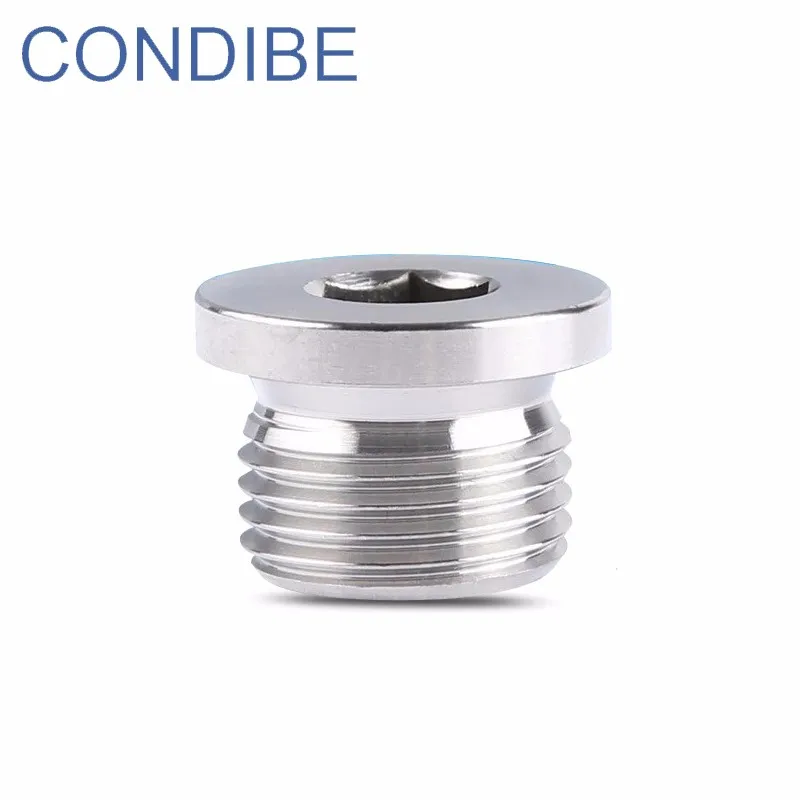 Condibe Stainless Steel Inner Hexagon Solid High Pressure Male Thread