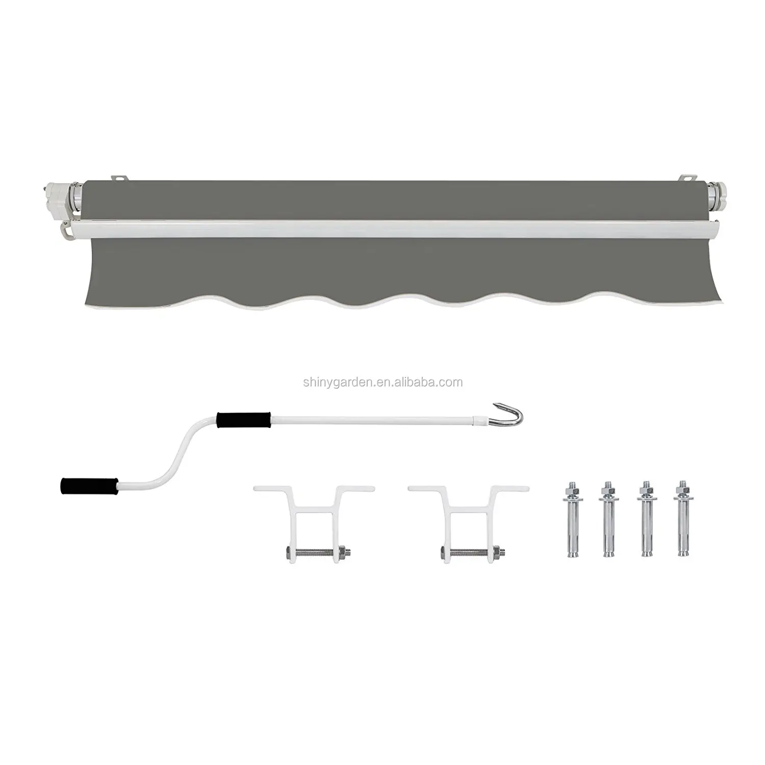 Aldi Patio Retractable Manual Folding Arm Awning China Hardware