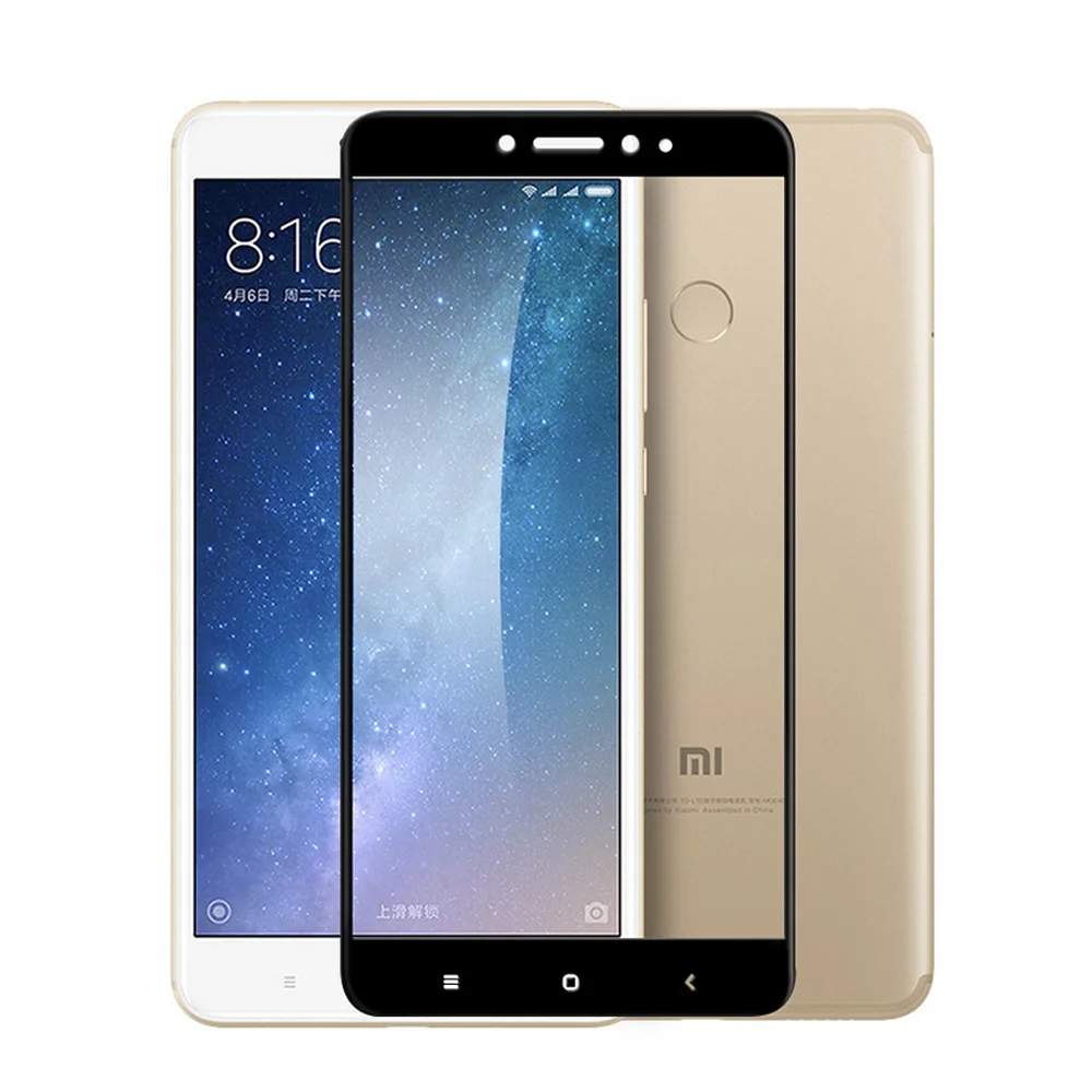 3D Full curved Glass Screen Protector for xiaomi max 2