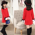 Autumn Cotton high grade baby girl T shirts long sleeve 100 160cm Children s Clothing elasticity