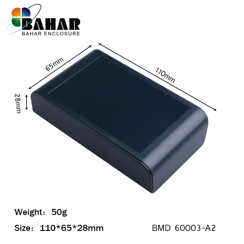 Small ABS plastic electronic desktop enclosure box