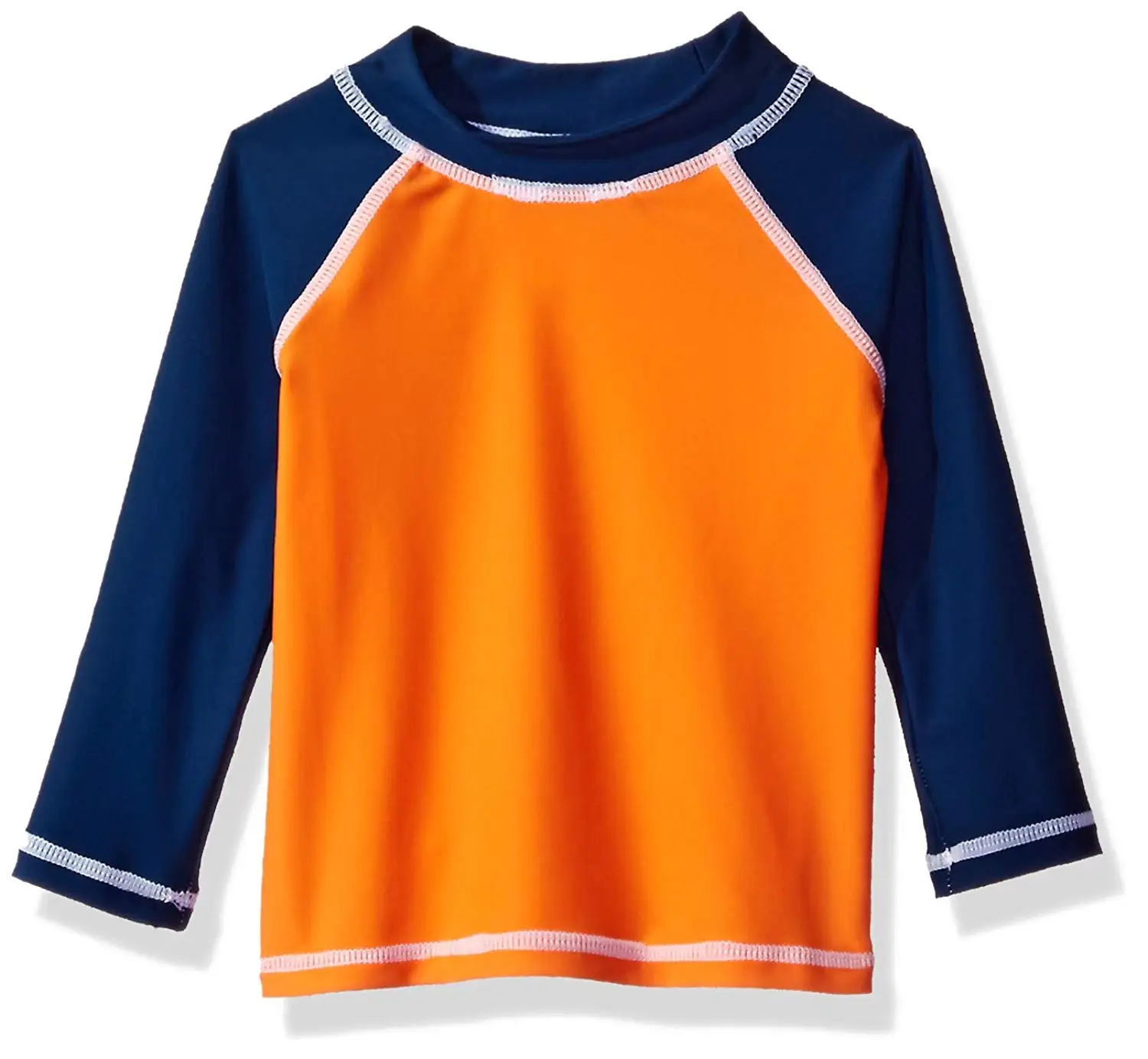 Flap Happy Baby Boys' UPF 50+ Colorblock Rash Guard/Swim Top