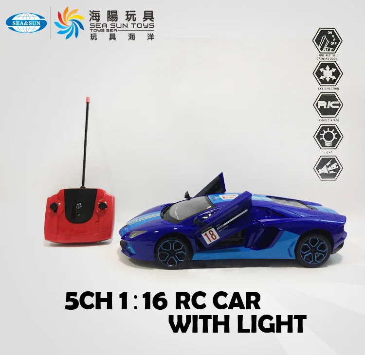 remote control car open door and light