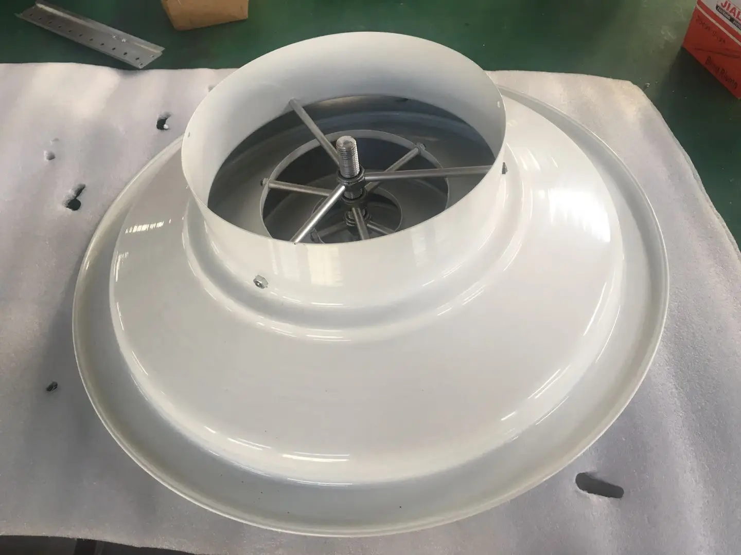 国际标准铝返回空气圆天花板空气扩散器