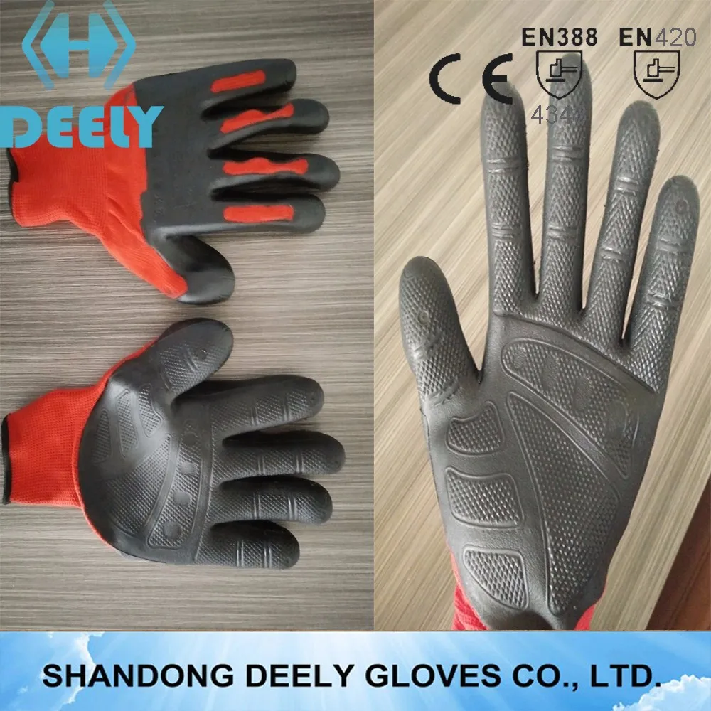 Hand Job Gloves Good Grip Ability Injectionmolding Technology Tpe