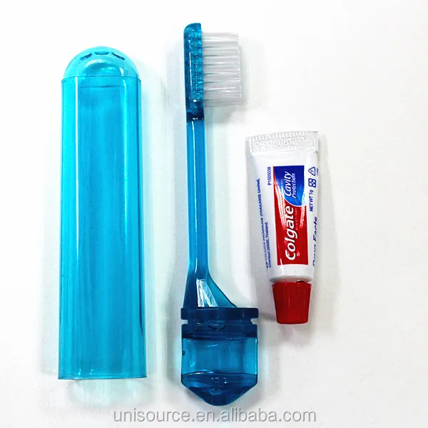 Adult Toothbrush Box Teeth Brush Travel Kit 2 In 1 Travel Toothbrush