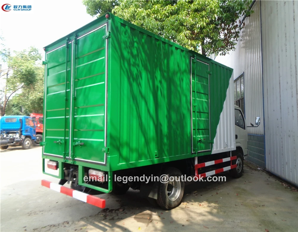 Clw5070xxyd3 Dongfeng 3 Tons 4 Tons Load Capacity Bulk Cargo Truck Dry