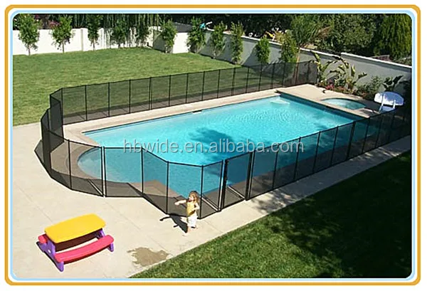 retractable pool gate