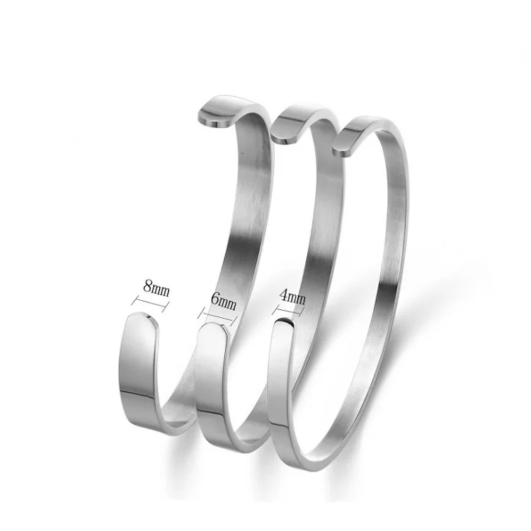316l Stainless Steel Cuff Bracelet Blanks Jewelry Buy Metal Cuff