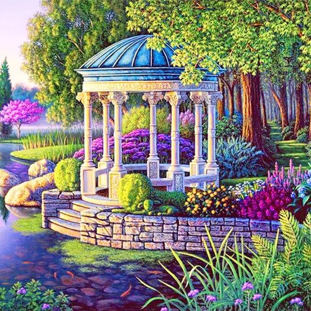 Home colored decor pictures easy diy diamond embroidery painting