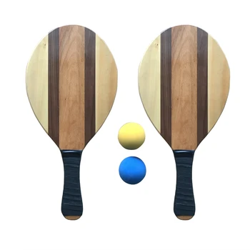 Solid Wooden Frescobol Beach Paddle Racket Ball Set View Solid Wooden Frescobol Beach Paddle Racket Ball Set