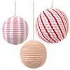 Xi'an Meilun Art & Crafts customer printing Accordion paper lanterns hanging Paper ball Lanterns