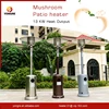 Spring sale outdoor furnace with gas backup bronze patio heater table natural for occasions