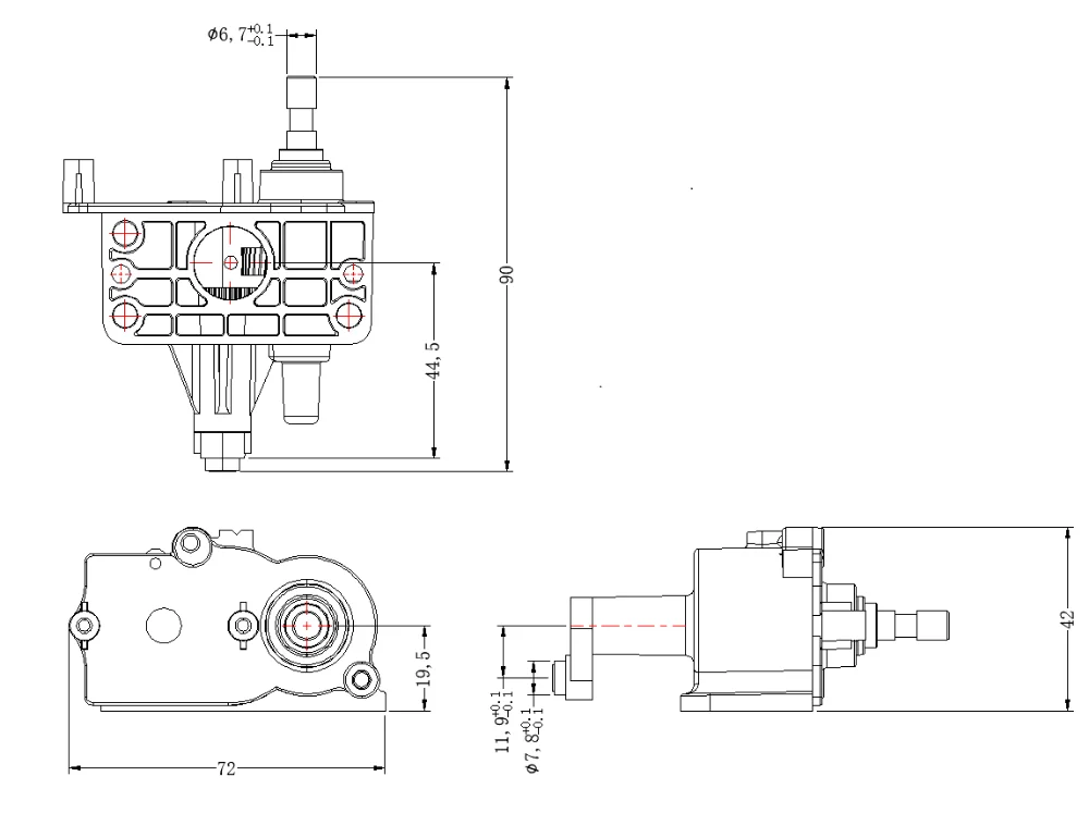 Skilltrans Electric Fan Parts Fan Motor Gearbox Best Selling Small
