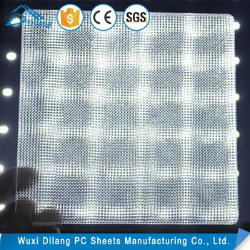 Sturdy Transparent Colored Perforated Plastic Sheet Thin