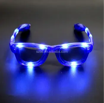 flashing glasses lens