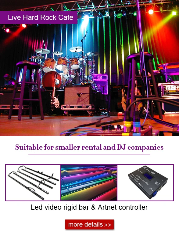 High Lumen RGB LED Bar DMX Light WS2812B with a Lens