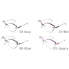 Amazon hot sale in the season rimless optical frame eyeglasses with metal leg for student Ultralight Wear no pressure eyewear