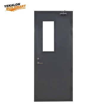 Wholesale Prices Metal Fire Exit Door 1 2 3 Hour Fire Rated Glass