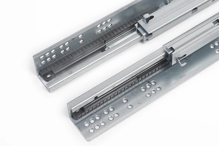 Full Extension Frameless Bottom Mount Soft Closing Drawer Slides With